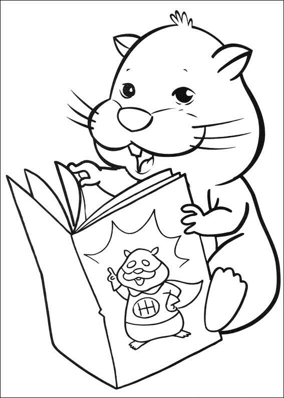 Zhu Zhu Pets 23, kleurplaat van Zhu Zhu Pets