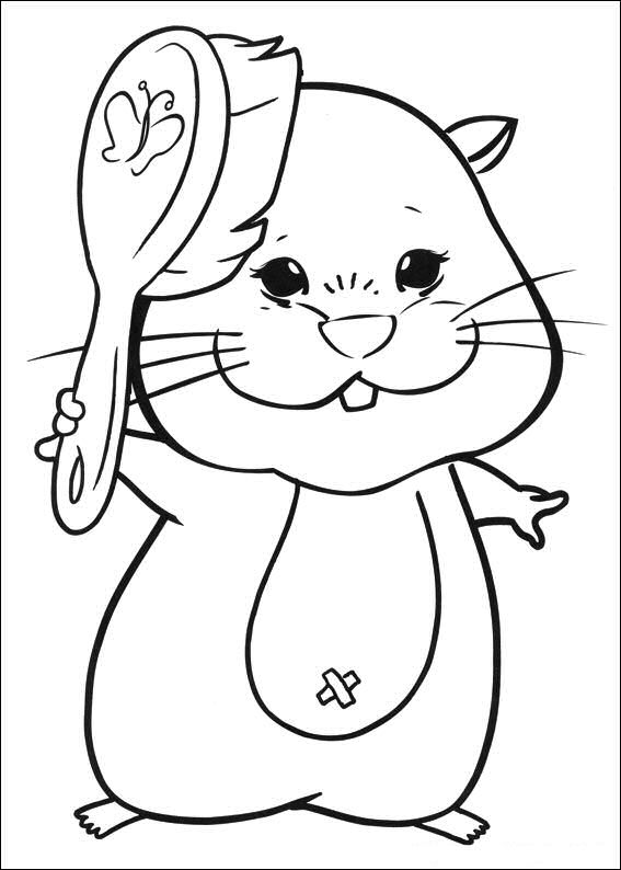 Zhu Zhu Pets 20, kleurplaat van Zhu Zhu Pets