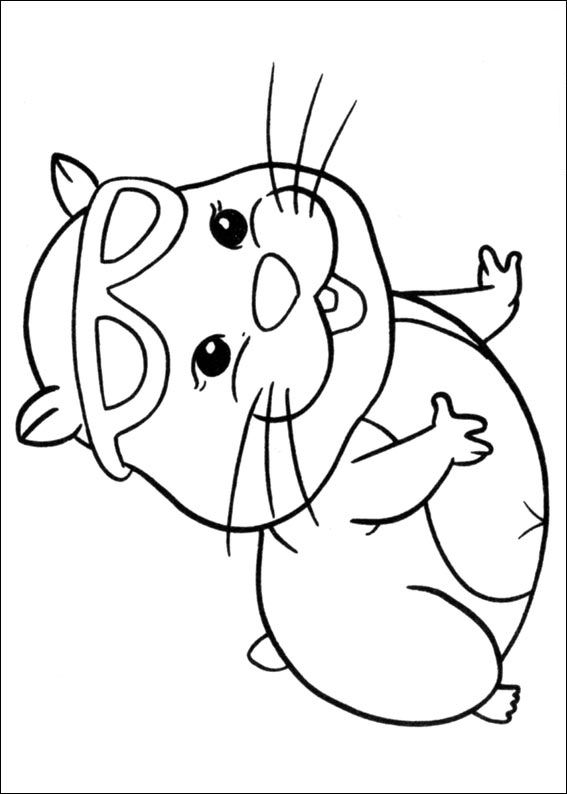 Zhu Zhu Pets 15, kleurplaat van Zhu Zhu Pets