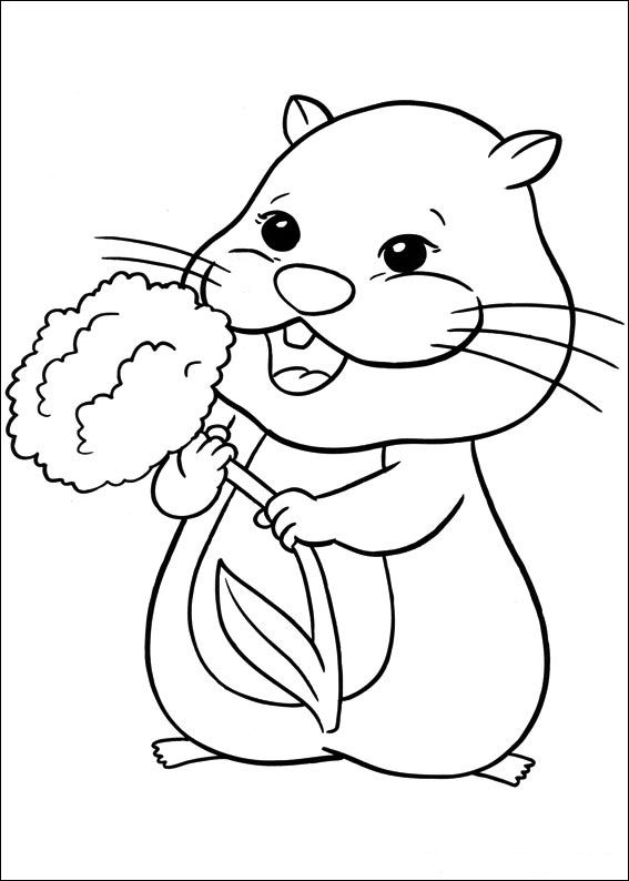 Zhu Zhu Pets 6, kleurplaat van Zhu Zhu Pets